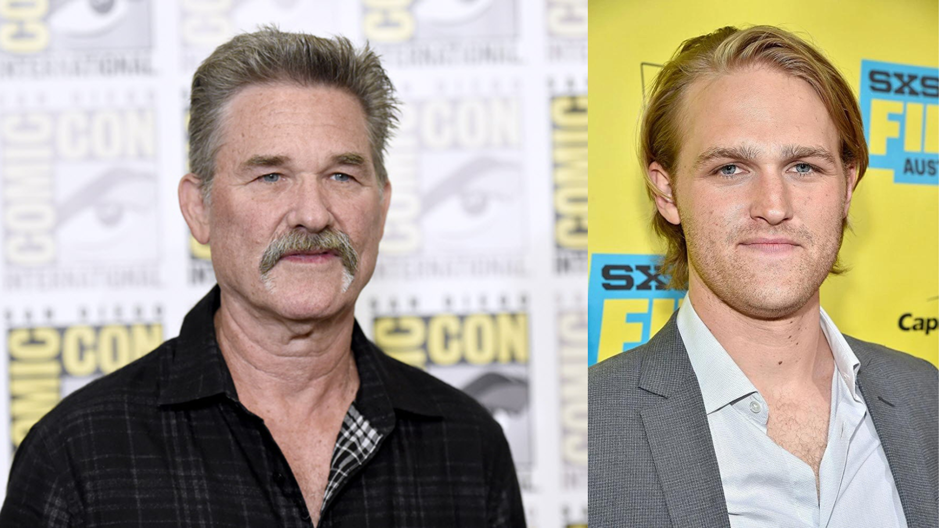 Kurt Russell and Wyatt Russell